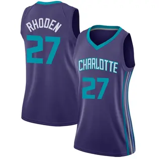 Women's Jared Rhoden Charlotte Hornets Purple Jersey - Statement Edition - Swingman