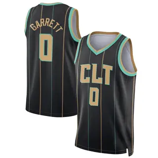 Youth Marcus Garrett Charlotte Hornets Black 2022/23 City Edition Jersey - Swingman