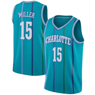 Youth Percy Miller Charlotte Hornets Aqua Hardwood Classics Jersey - Swingman