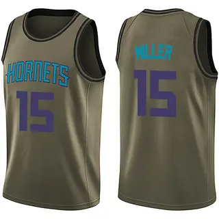 Youth Percy Miller Charlotte Hornets Green Salute to Service Jersey - Swingman